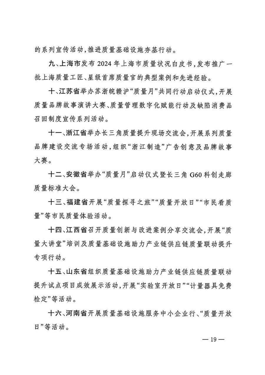 中國質量檢驗協(xié)會關于轉發(fā)《關于開展2024年全國“質量月”活動的通知》的函(質檢協(xié)函〔2024〕116號)